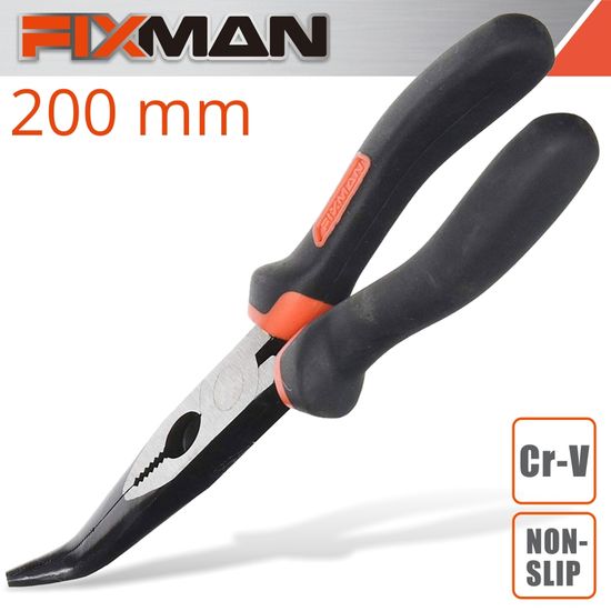 FIXMAN Industrial Bent Nose Pliers 8"/200mm